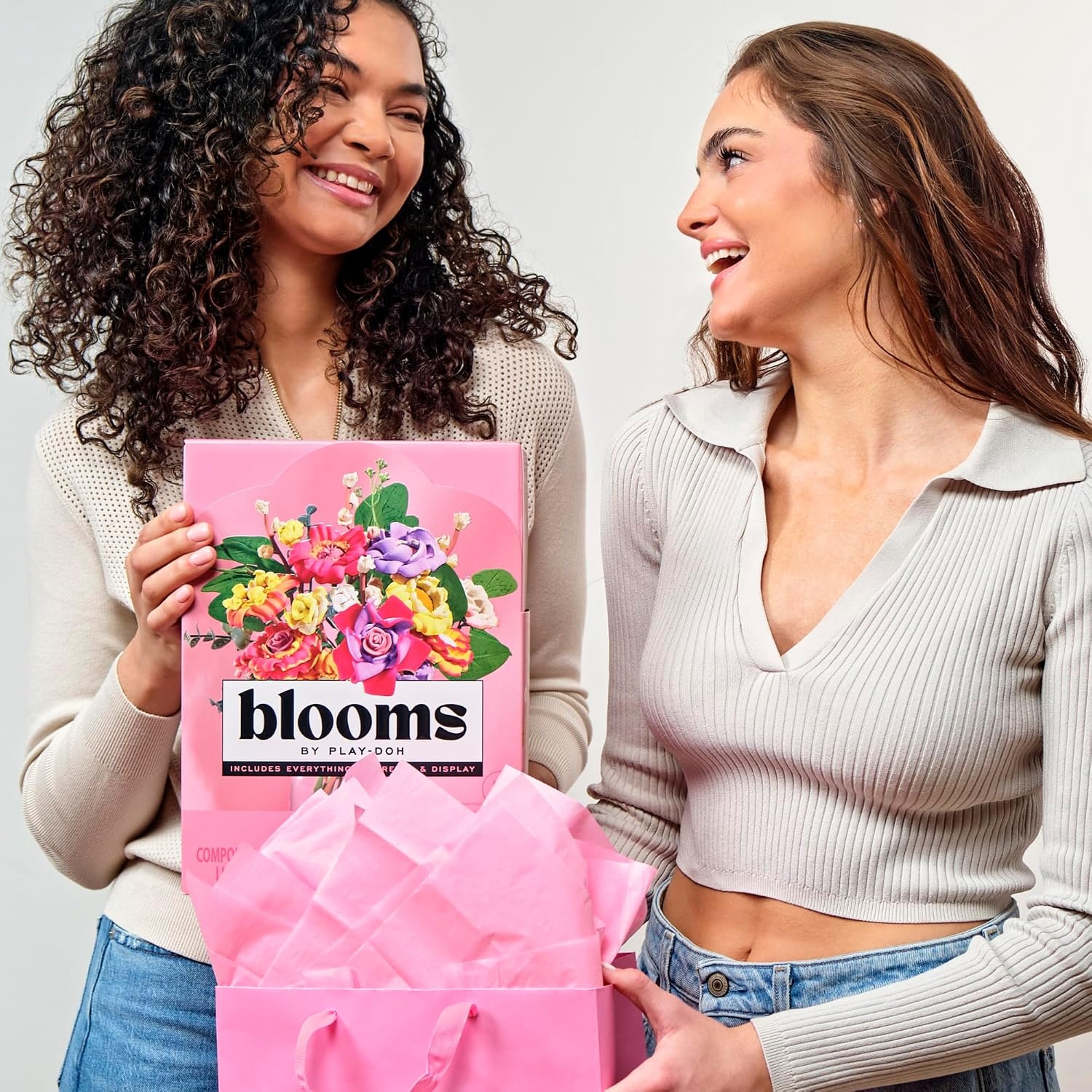 image:imagePlayDoh Blooms Garden Flower Bouquet Making Kit Floral Crafts for Adults amp Teens DIY Relaxing Home Dcor SetGarden Flower Bouquet