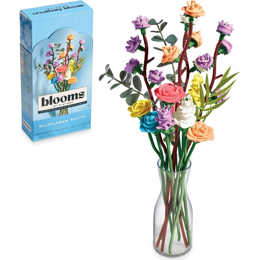 image:imagePlayDoh PD Blooms Wildflower Petite Bouquet Floral Crafts for Adults amp Teens DIY Relaxing Home Dcor Set